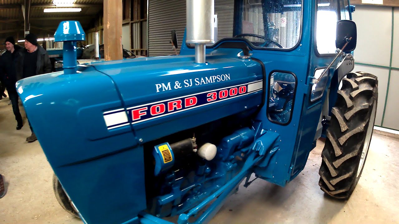 1974 Ford 3000 2.9 Litre 3-Cyl Diesel Tractor (47 HP)