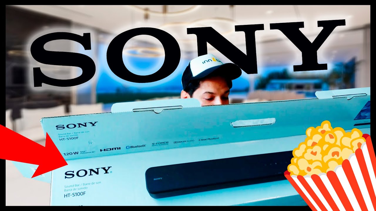 La barra de SONIDO más BARATA de SONY que puedes comprar HOY | Unboxing SONY HT-S100F Soundbar