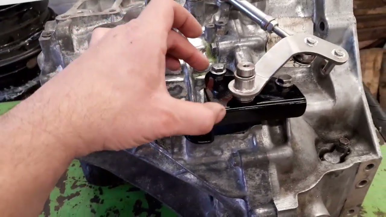 Bracket for Frankenstein EB60 Shifter linkage kit on non USA gearbox for 2ar-fxe MR2 Toyota Spyder