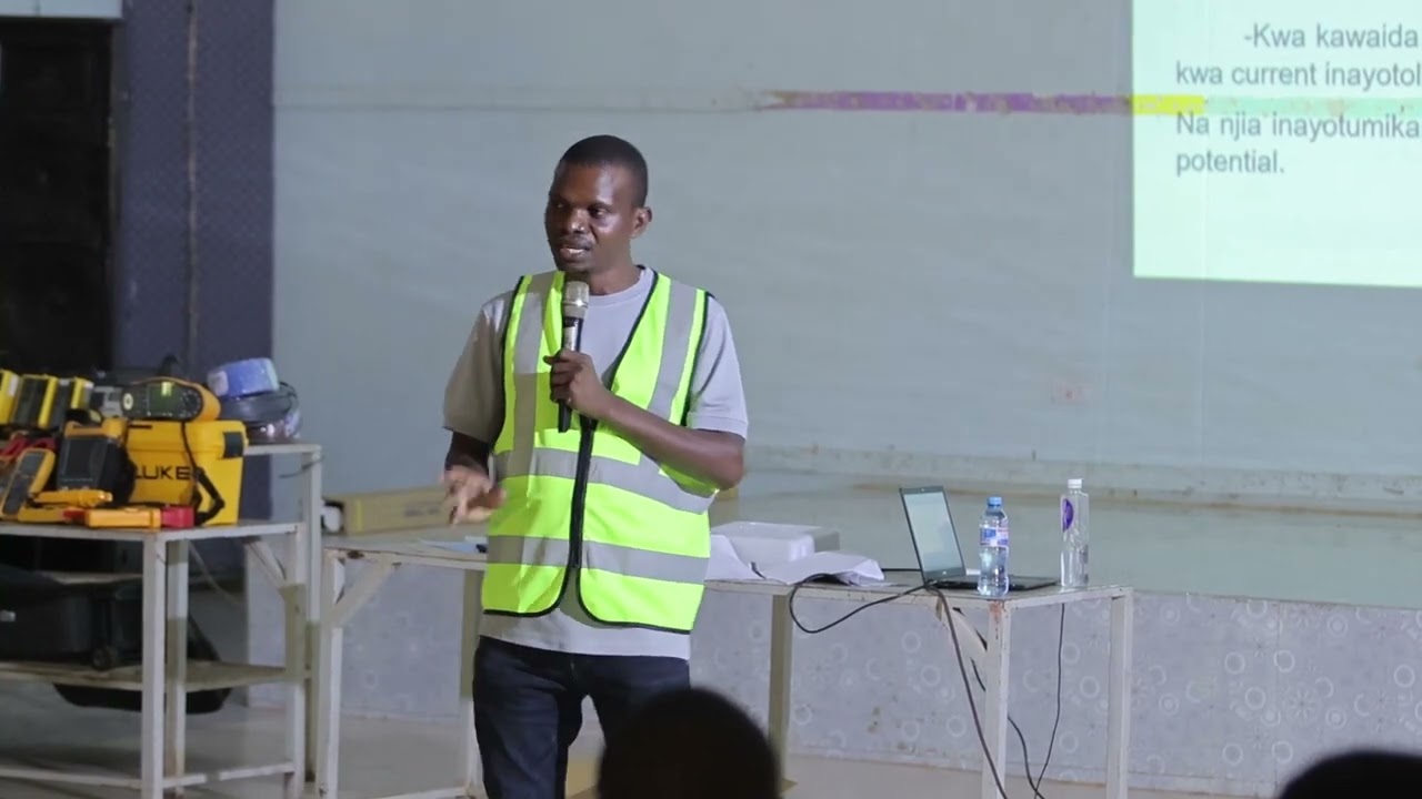 Tupata somo la earthing lililofanyika katika semina ya Elsewedy Electric mkoan Shinyanga.