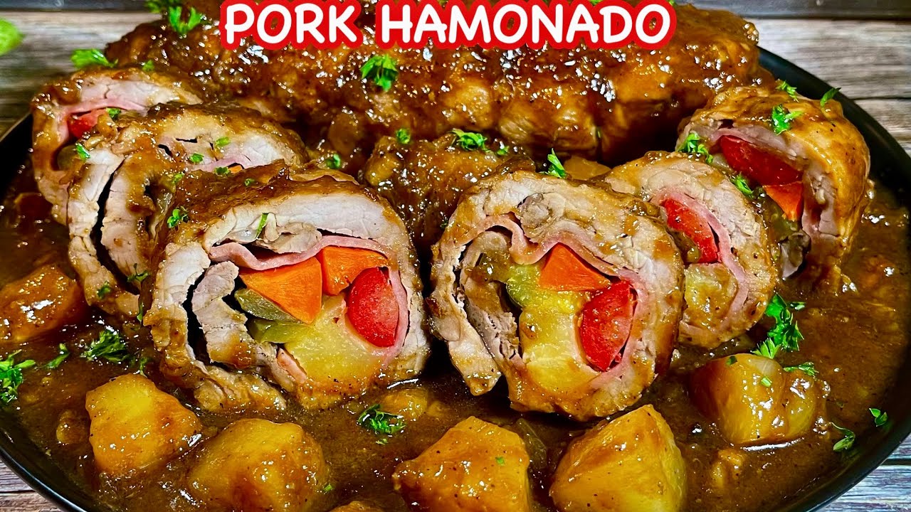 PORK HAMONADO ROLL | How to cook Pork Hamonado | Filipino Style Pork Hamonado | Pinoy Simple Cooking