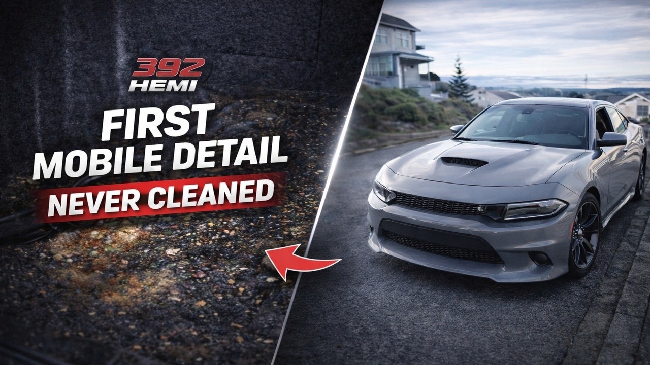 Neglected Dodge Charger Scat Pack Gets Its FIRST Mobile Detail