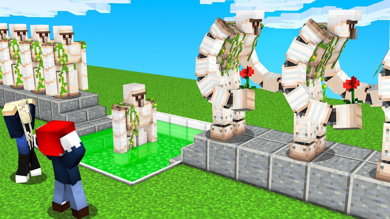 WIR ERSCHAFFEN neue EISENGOLEM MUTANTEN! - Minecraft