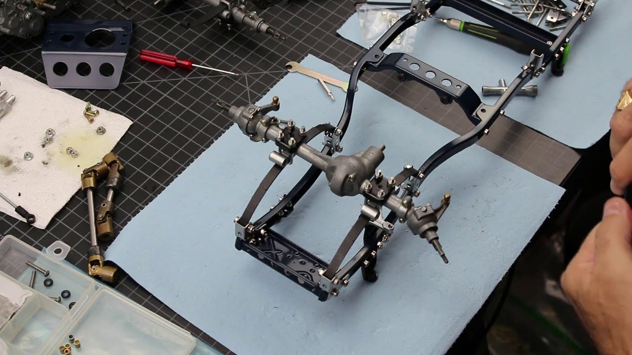 Tamiya Bruiser Vintage Restoration - Part5 Finishing The Chassis