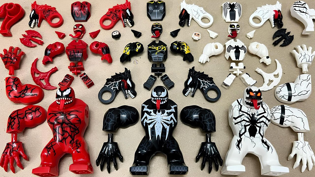 lego venom | anti venom vs carnage and venom horse | minifigure lego unofficial 