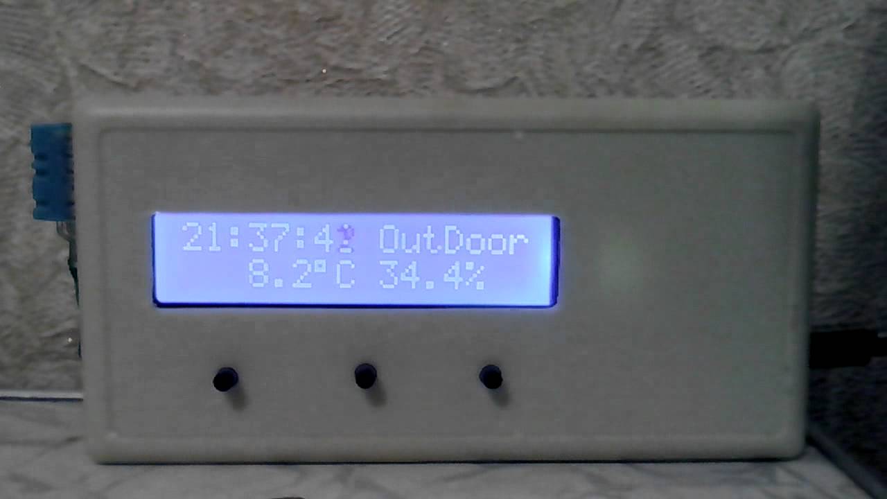 AtMega8 meteostation.