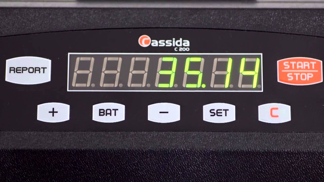 Cassida C200 Coin Counter/Sorter/Wrapper