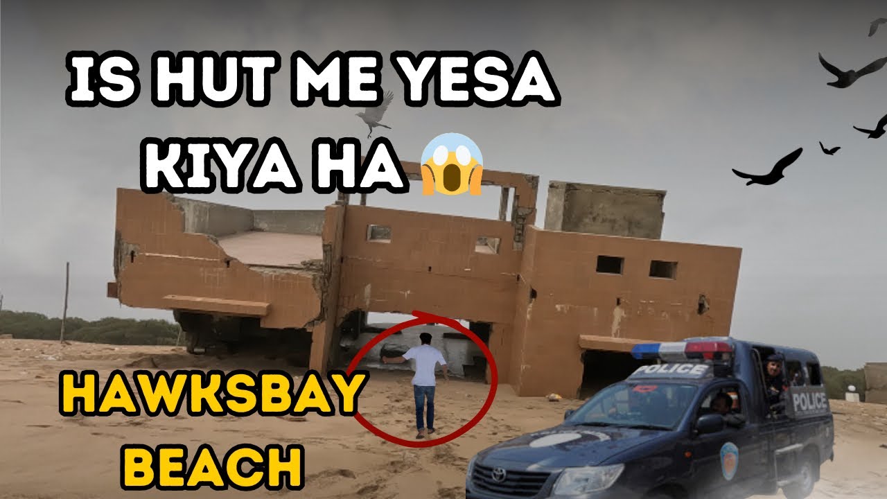 Samandar Ma Pora Khandan Dop Gaya😱😨 | Horror-Adventure Vlog | Hawksbay Beach Karachi/2024