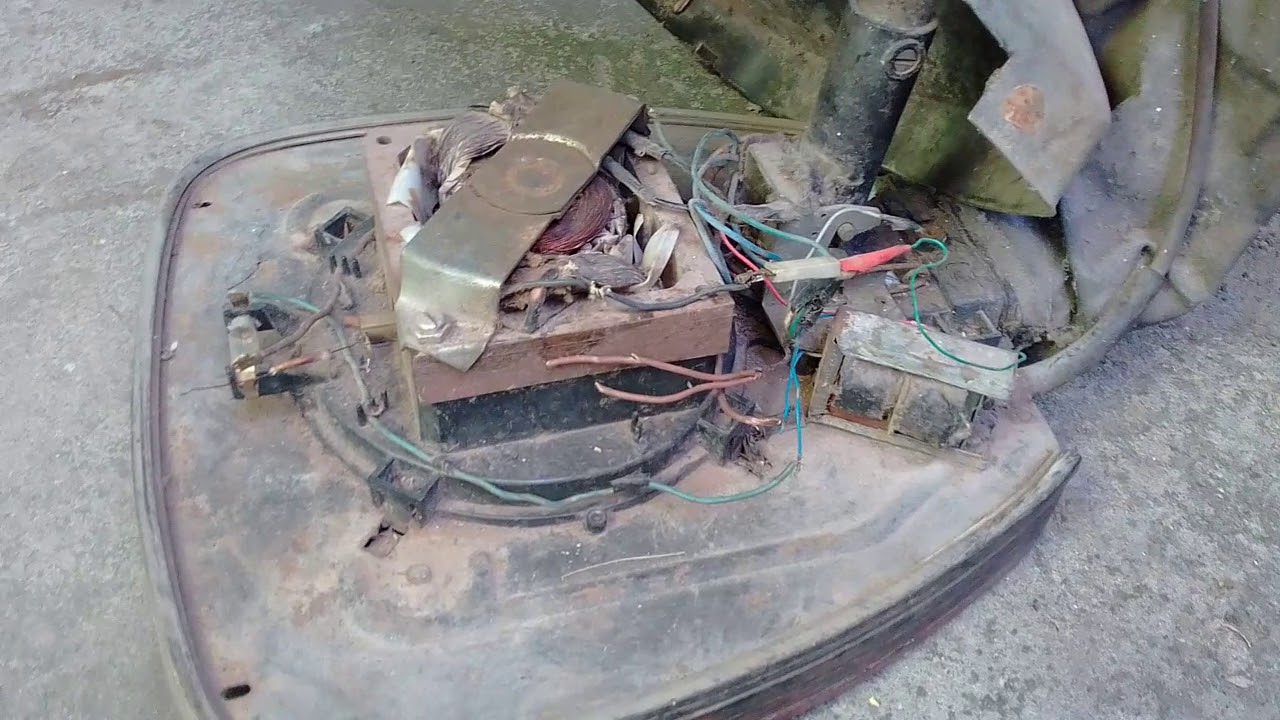 Electrolux 3-Brush Polisher Removed