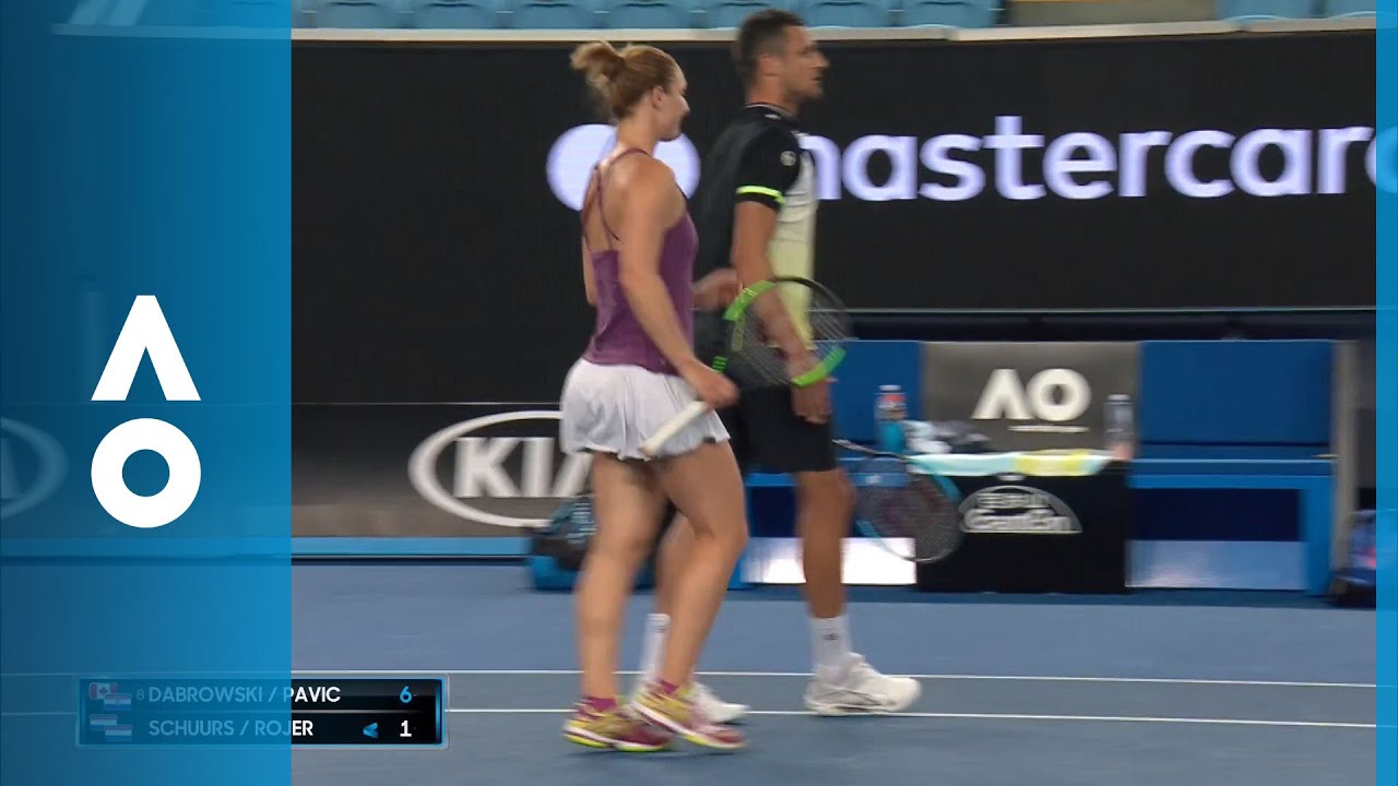 Skr&oacute;t meczu Dąbrowski/Pavic &ndash; Schuurs/Rojer (QF) | Australian Open 2018