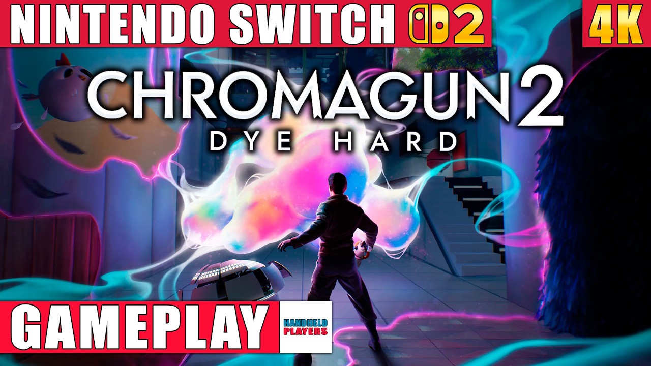 ChromaGun 2: Dye Hard Nintendo Switch 2 Gameplay in 4K
