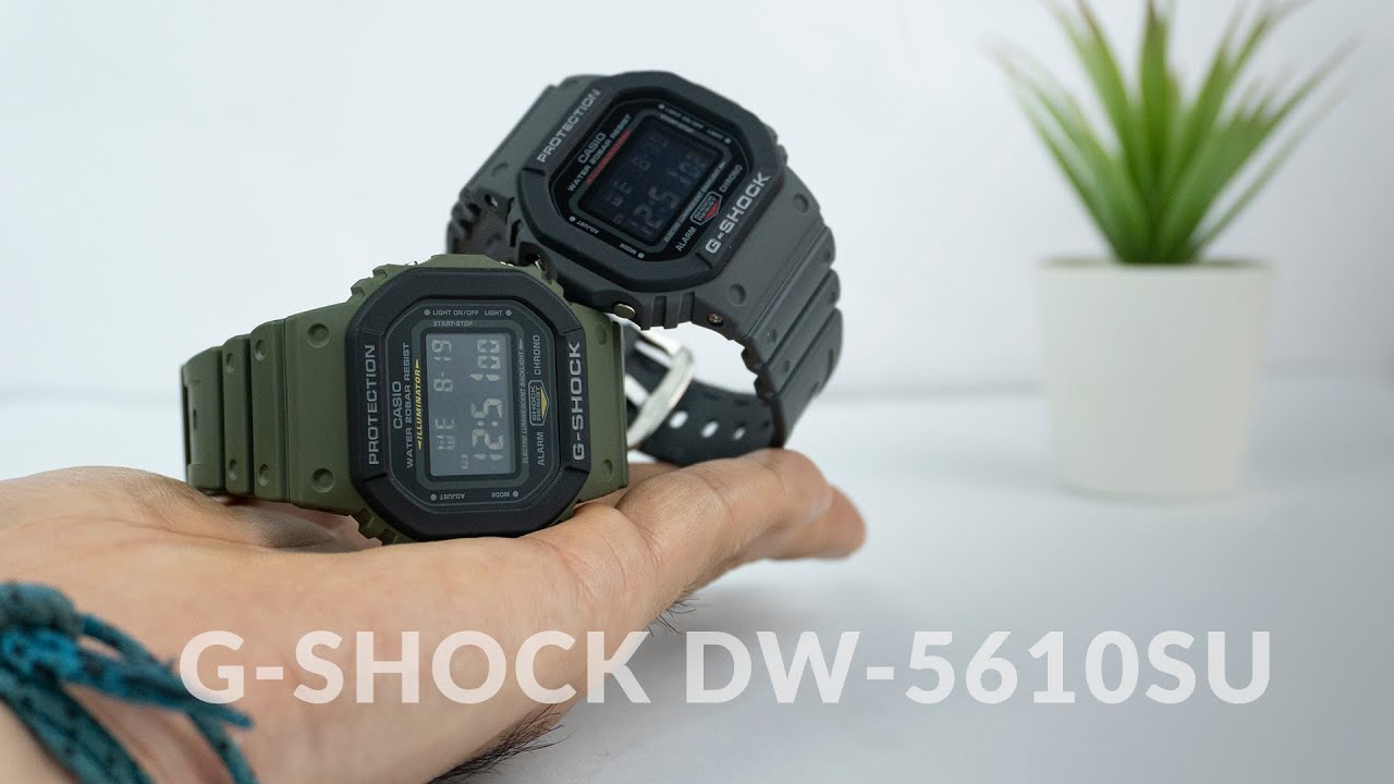 DUAL BEZEL COLOR - CASIO G-SHOCK DW-5610SU