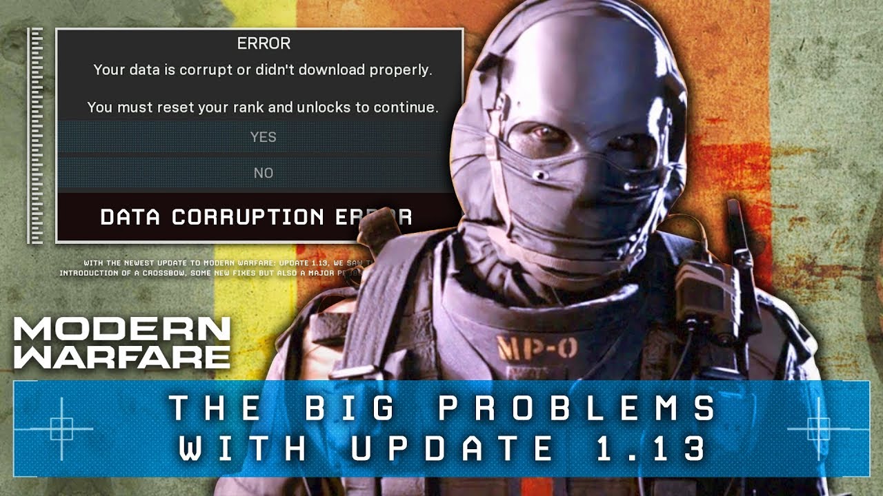 Modern Warfare: Update 1.13 Seriously Broke the Game for Some Players...