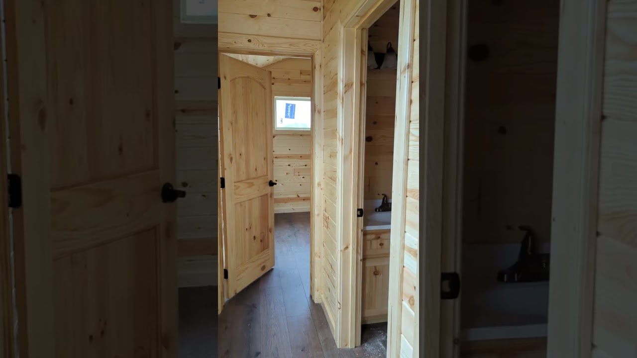 Amish Made Cabins: Rolling Acres 14x40 with Basement Access