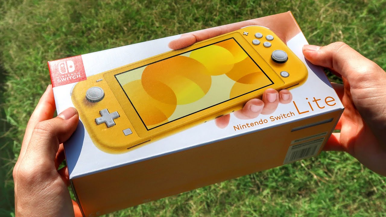 el UNBOXING de mi nueva NINTENDO SWITCH LITE 😍