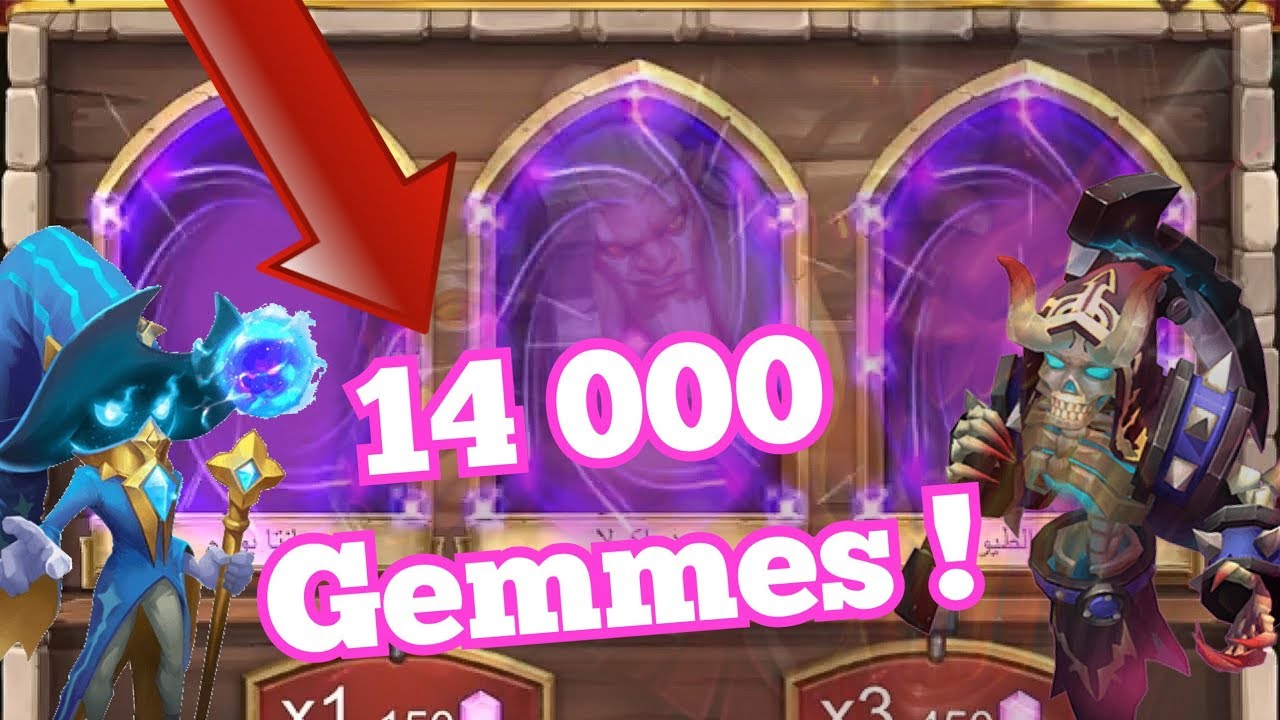 [Castle Clash FR] GROS TIRAGE 14 000 GEMMES !
