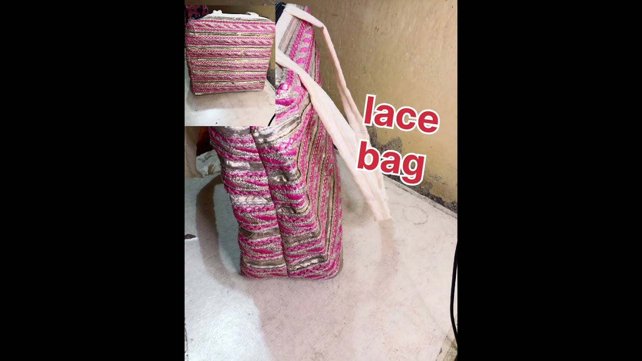 Beautiful Lace Bag Design 👜.#trending #sewing #videos