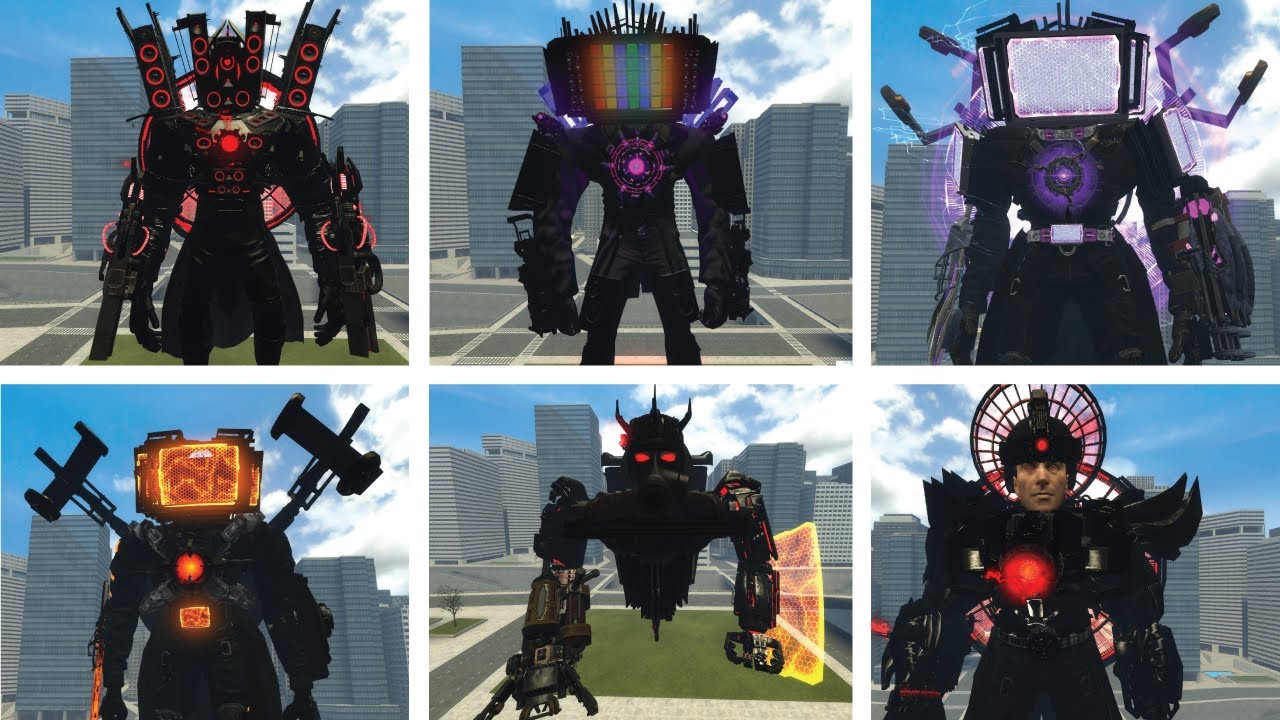 AstroAstro hydra titan vs All Titan tvman , titan cameraman, titan speakerman ! Garry's mod