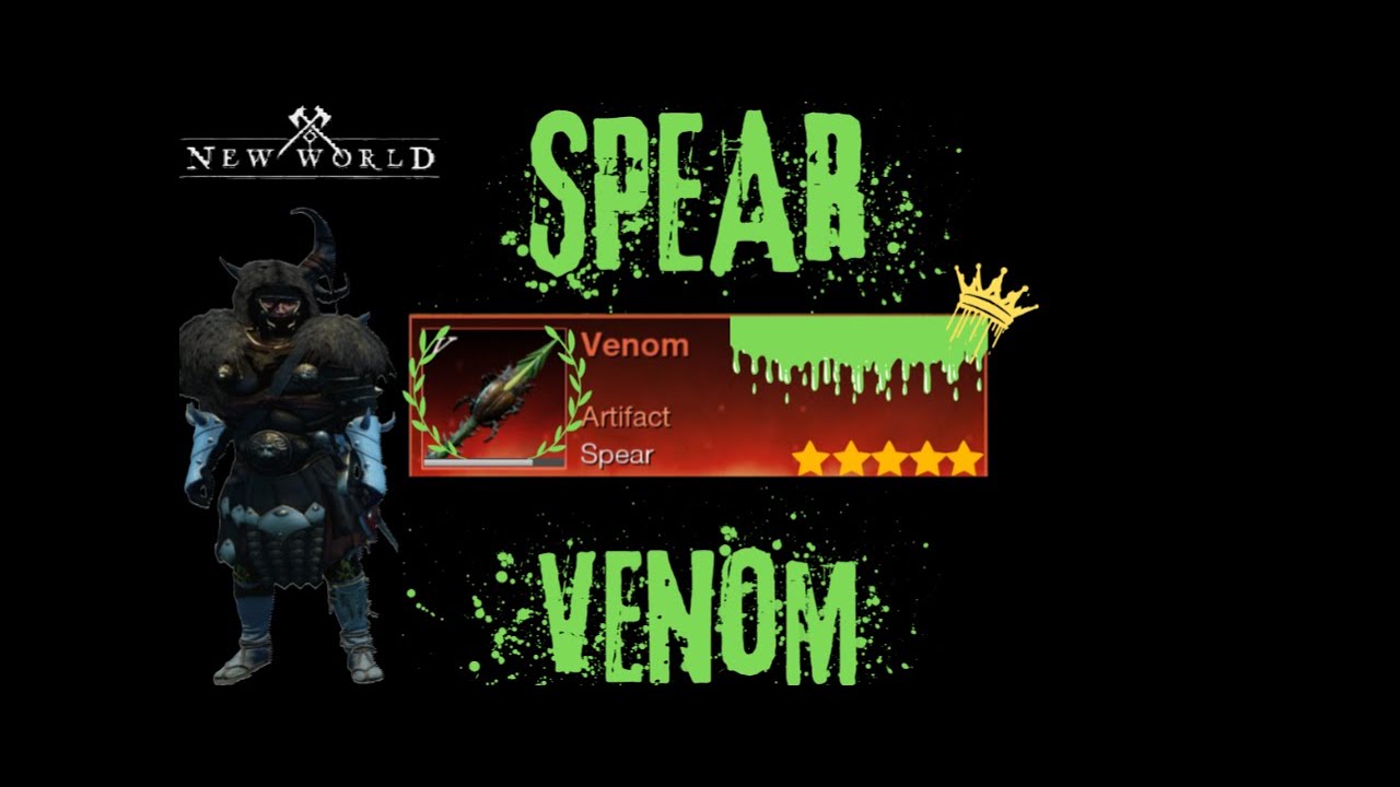 Warning The Venom Spear Is Toxic ( New World PvP )