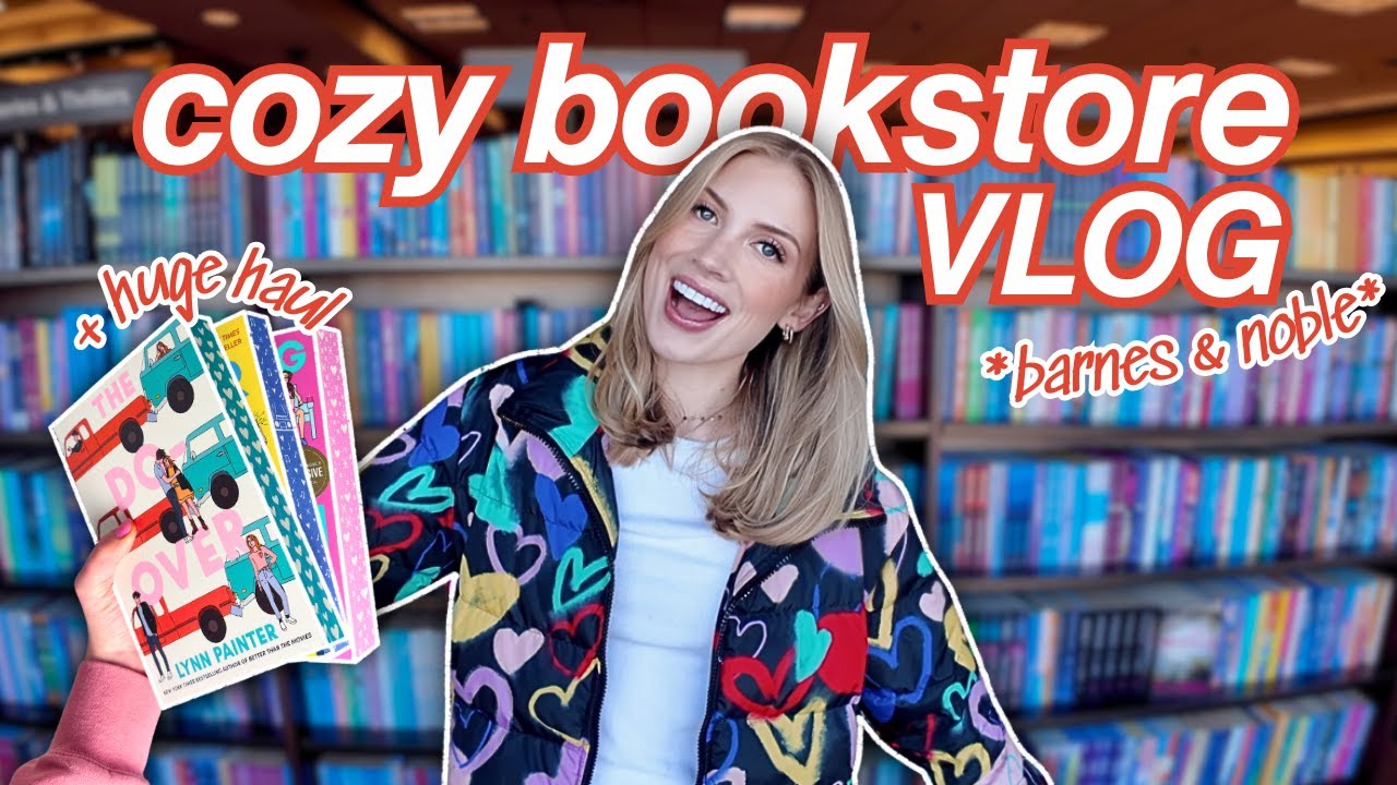 come book shopping with me at barnes & noble! 📖💘 + a big book haul!