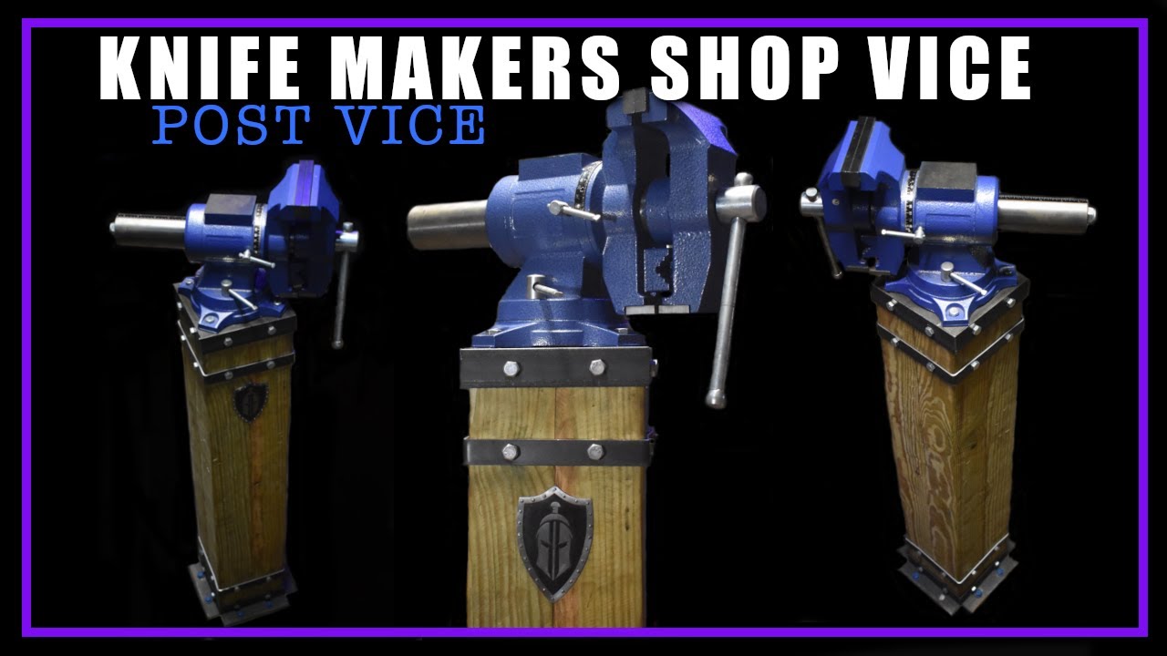 Post Vice, For Knife Making, Machine Shop, #bladesmith #blacksmith