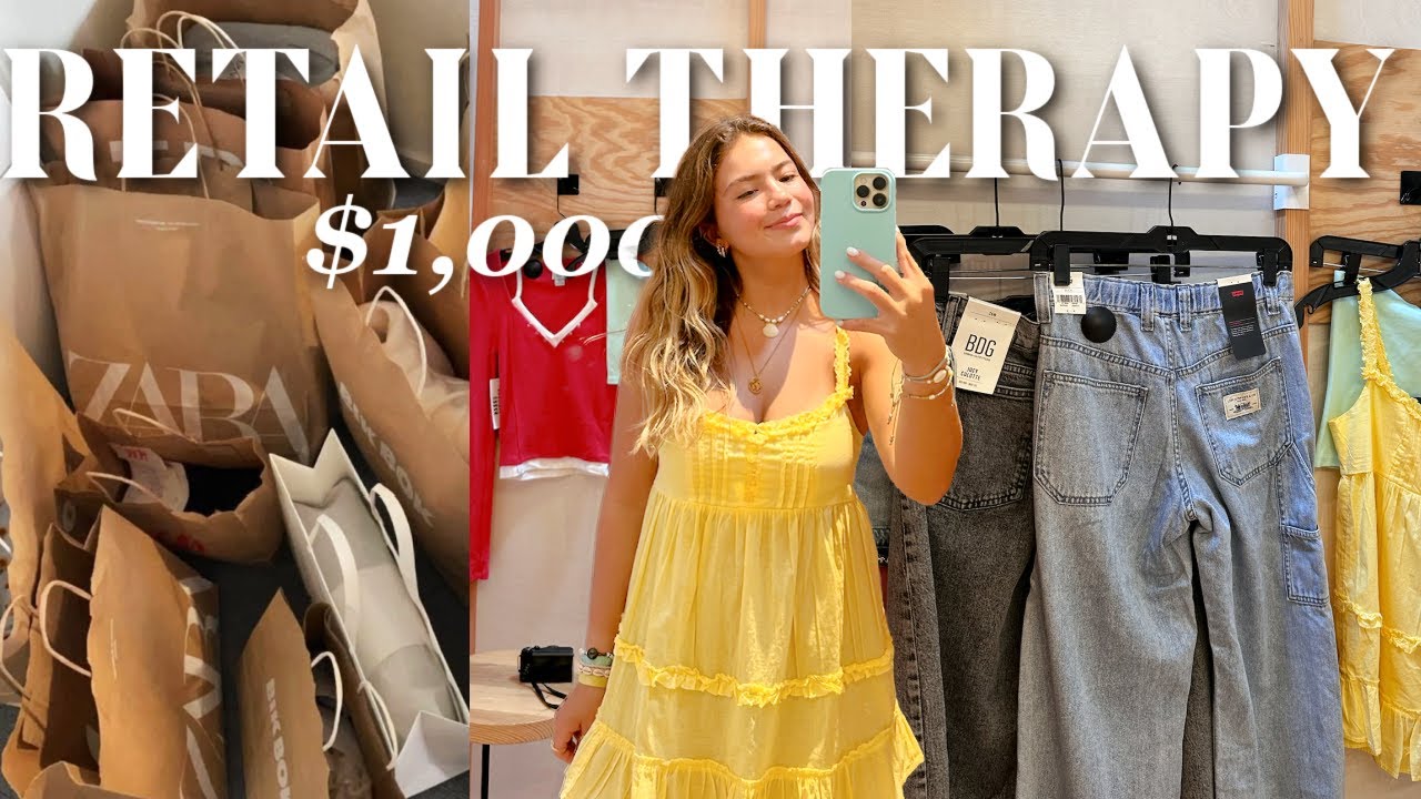 $1,000 RETAIL THERAPY  SHOPPING SPREE!! || Shopping vlog