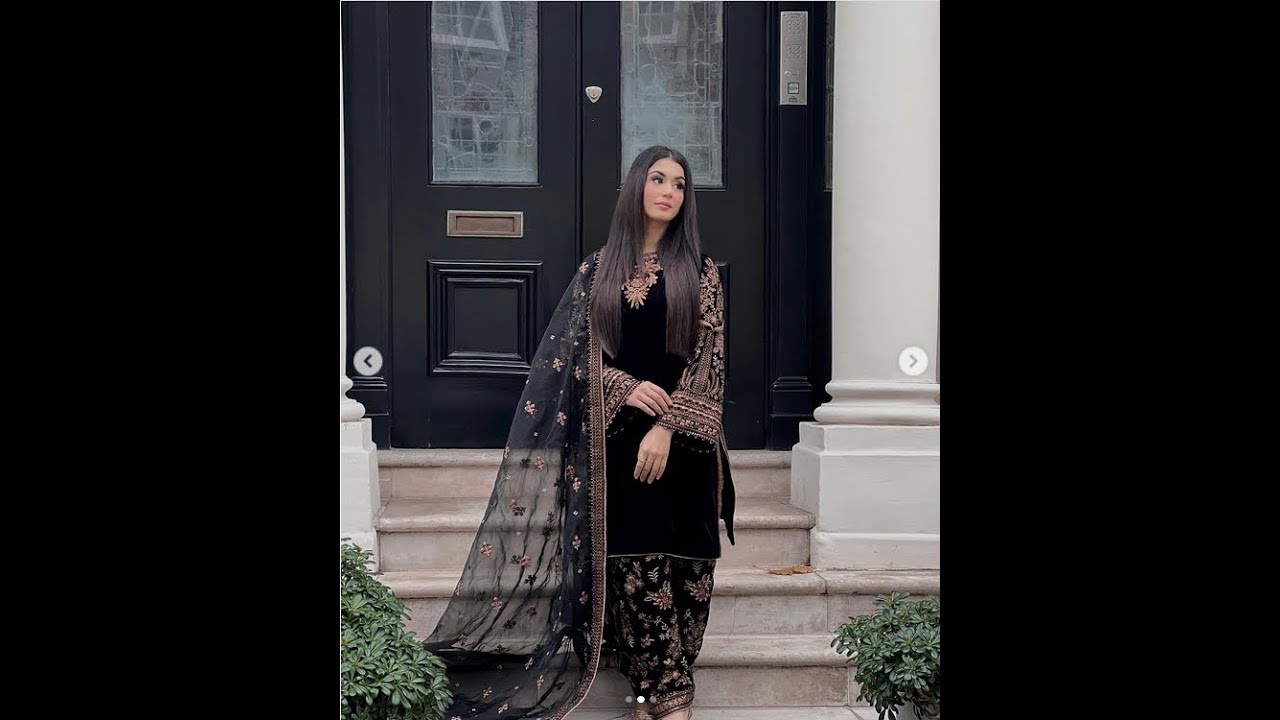 Baroque Luxury Velvet Collection Unstitched 3 Pc UF-253