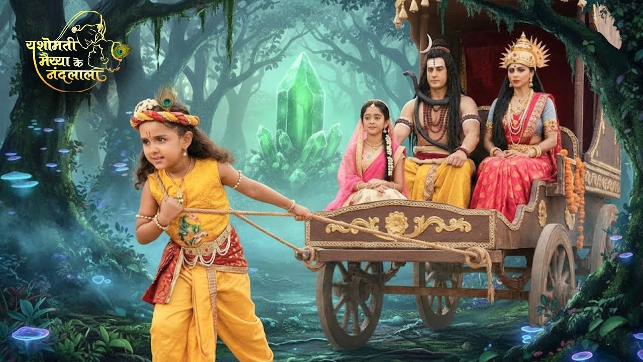 कान्हा ने रथ में बैठाकर महादेव को अपने घर लाया | भक्ति का अद्भुत चमत्कार Yashomati Maiyya Ke Nandla