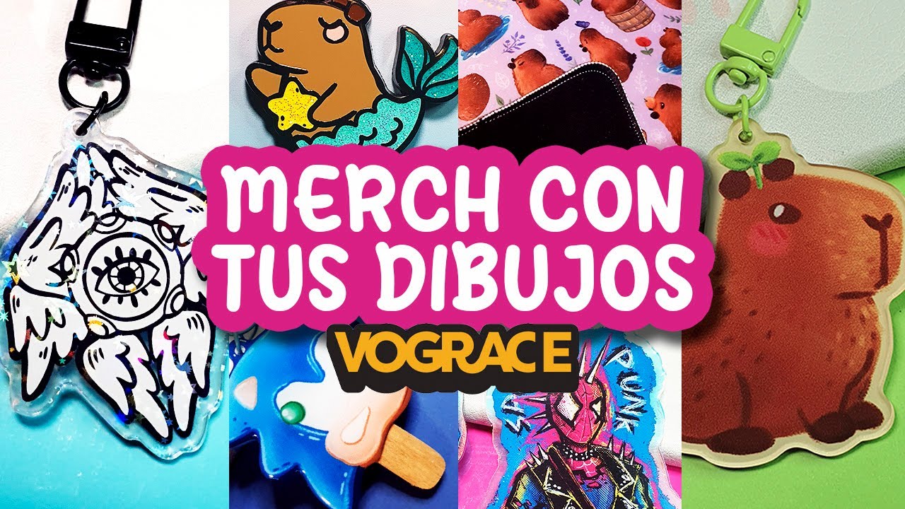 Dónde hacer Productos con tus dibujos? | Mi experiencia con @Vograce Charms  | Diana Díaz