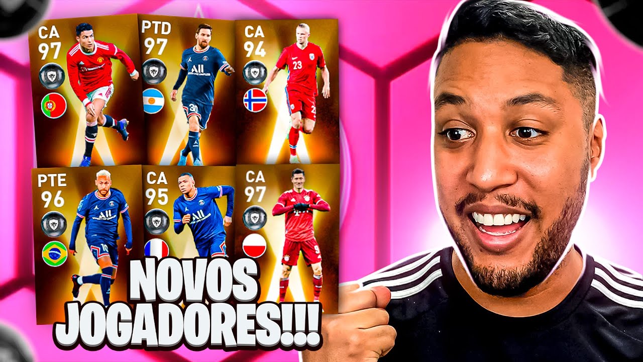 PES 2021 Mobile - SUPER PACK OPENING DO RONALDO, HAALAND E OUTROS APELÕES NO CELULAR