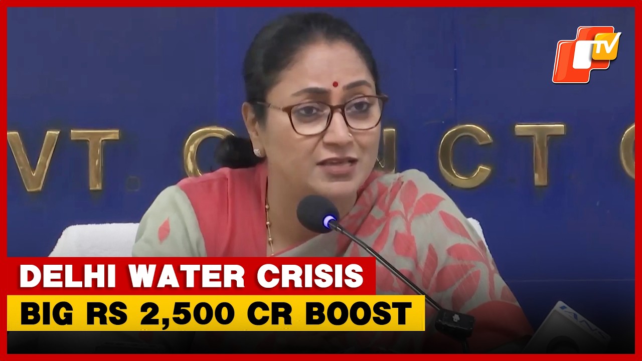 Delhi Water Crisis: CM Rekha Gupta Announces Major Rs 2,500 Crore Push
