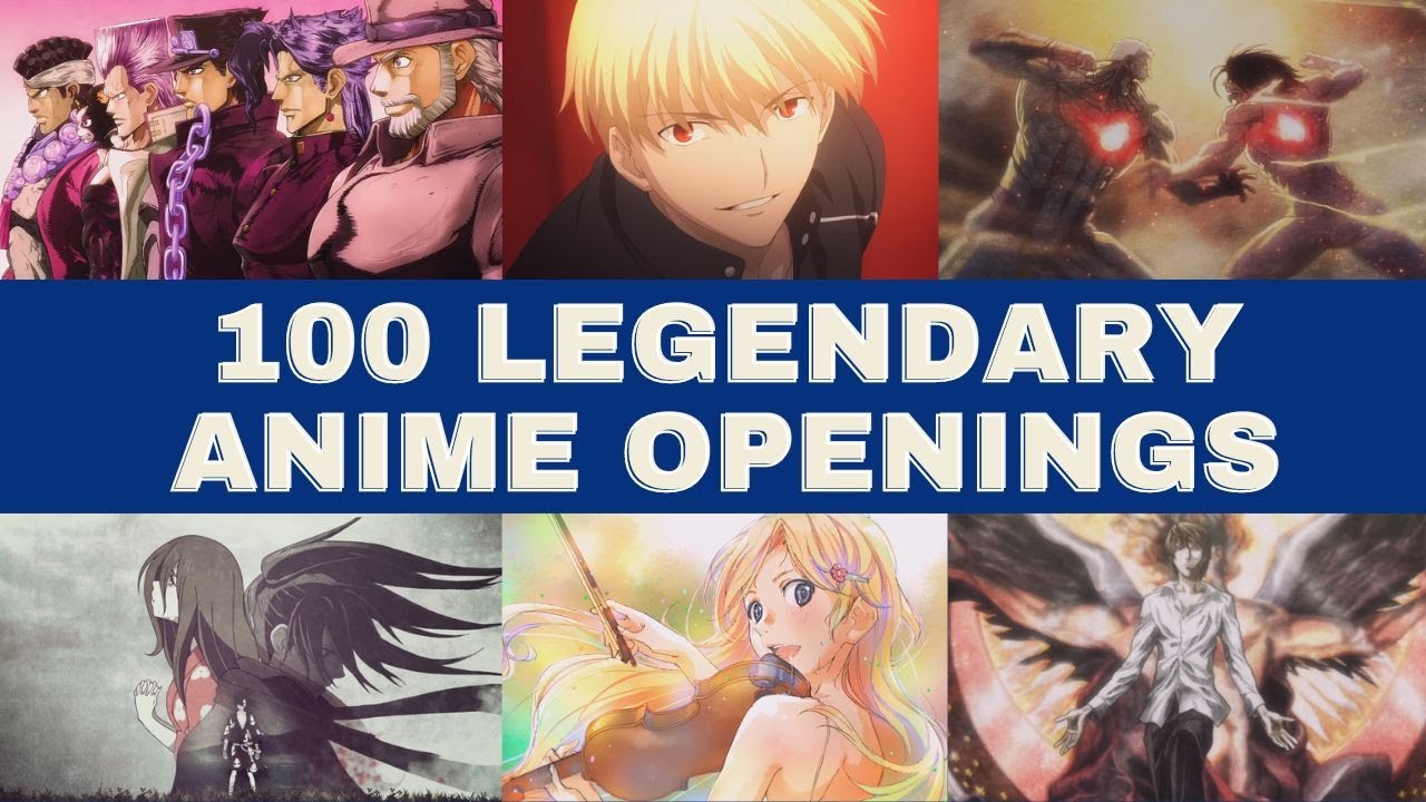 100 Openings Lendárias de Animes