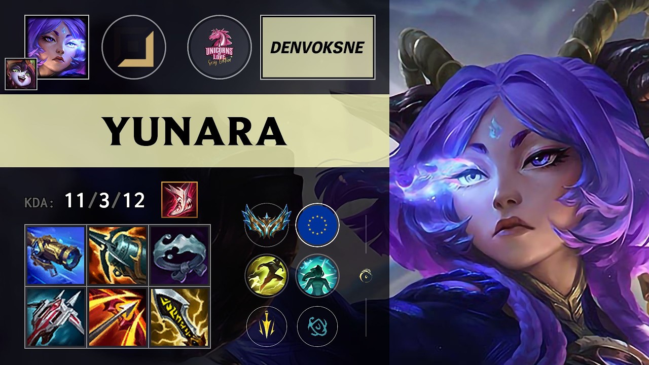 (USE DenVoksne) Yunara ADC vs Ashe - EUW Challenger Patch 26.13