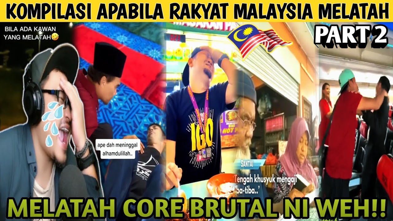 APABILA RAKYAT MALAYSIA MELATAH😂 PART 2‼️ CABARAN TAHAN GELAK FAILED GENG‼️ | Wak Lonjong