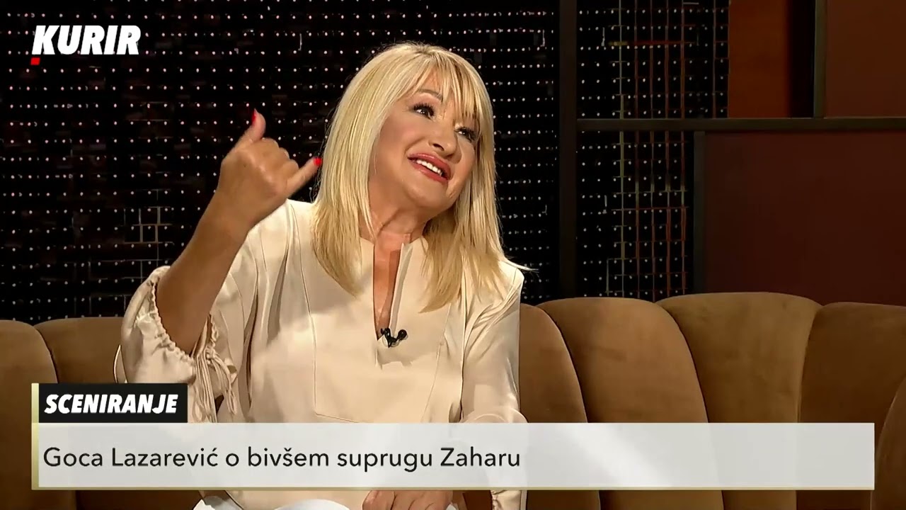 Goca Lazarević progovorila o Zaharu: KAD GA VIDIM NA TELEVIZIJI, TRČIM DA BIH ČULA ŠTA IMA DA KAŽE!