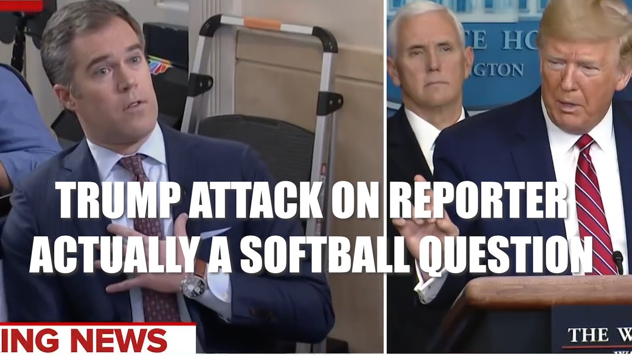 President Trump Didn’t Recognize a Classic Reporter Softball Question