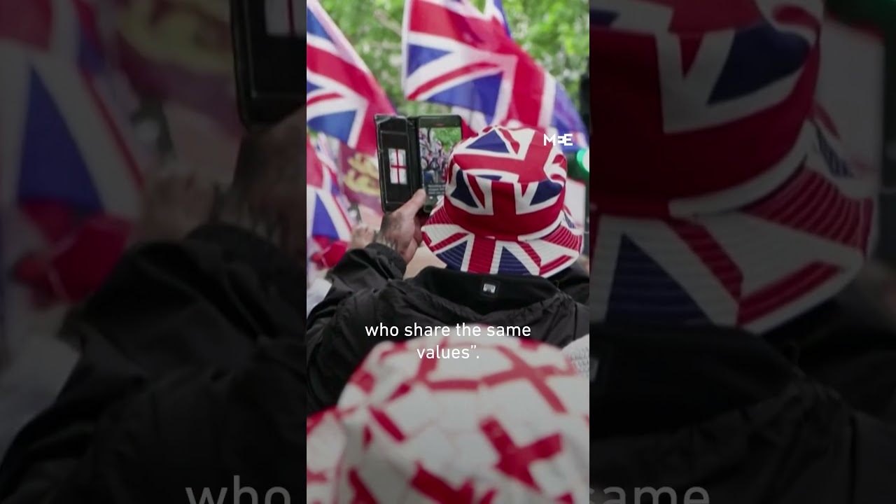 Arrests made as Tommy Robinson's far-right supporters rally in central London