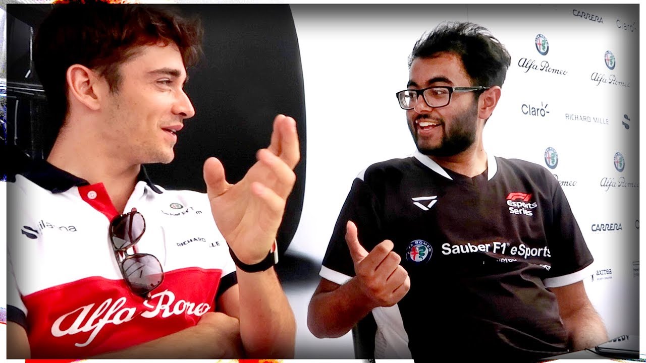 Chatting to CHARLES LECLERC, Ferrari F1 Driver at Monza!
