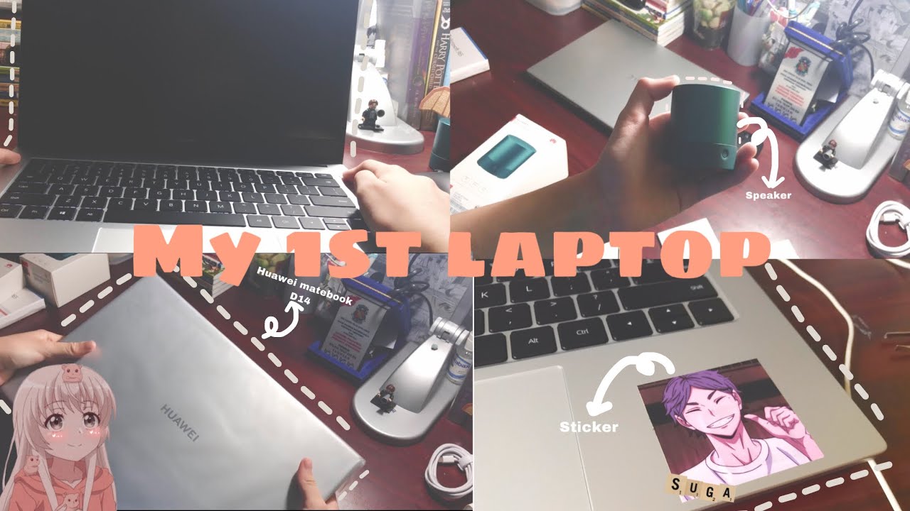 Unboxing huawei matebook d14 ✨
