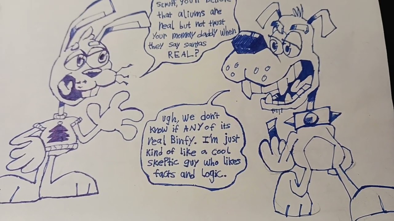 McScruff and Binfy debate Santa Claus