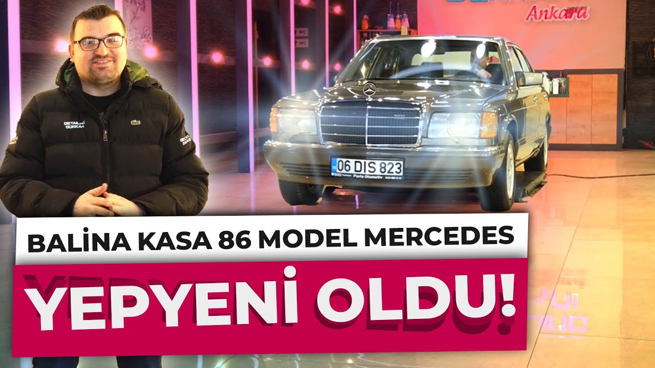 1986 Mercedes W126 İlk Günkü Gibi Hayata Döndü! 2 Haftada Neler Yaptık? | Detailing Dükkanı