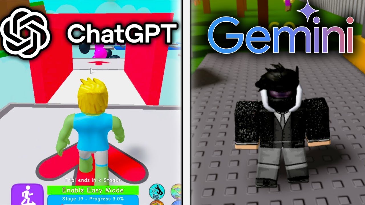ChatGPT против Gemini: создайте Roblox с нуля