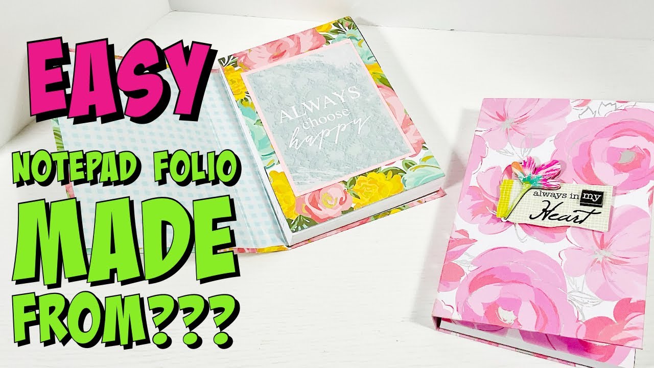 WHAT DID I USE??? quick and easy CHUNKY NOTEPADS!