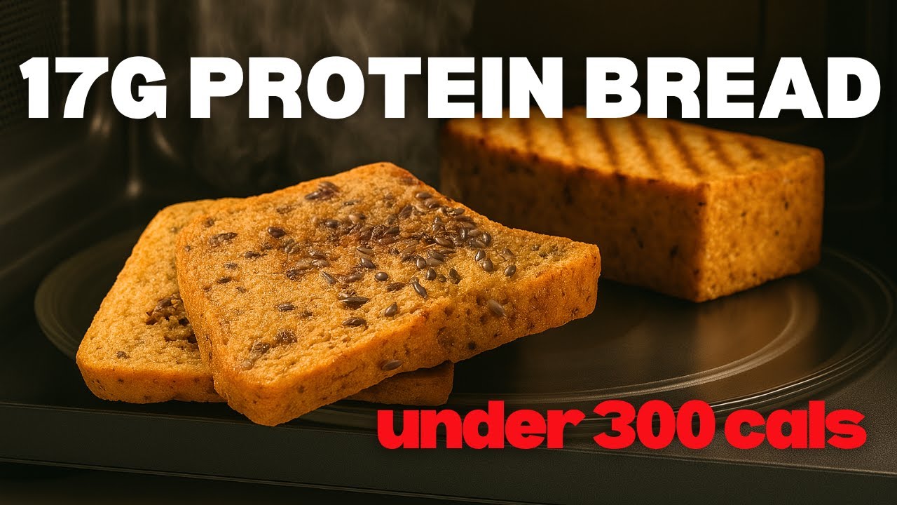 Low-Calorie, High-Protein and DONE in 5 Min – My Lazy Microwave Bread Hack
