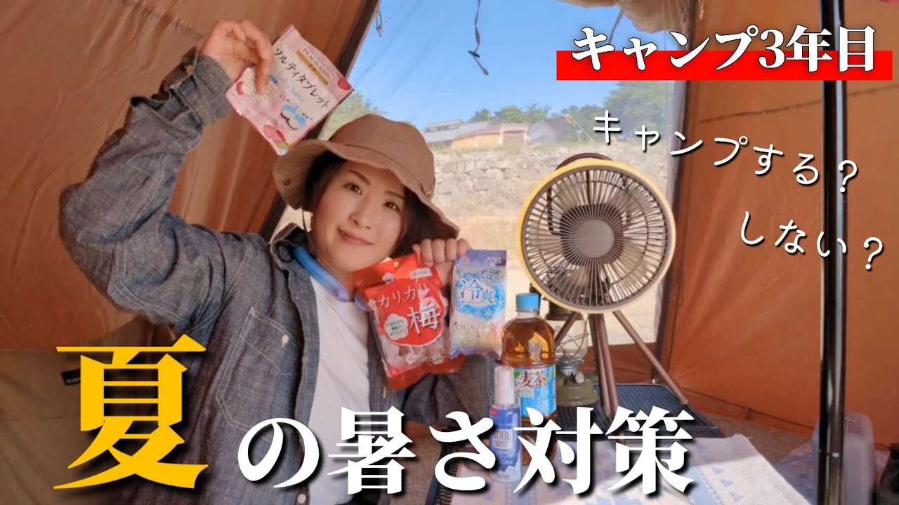 【車中泊キャンプ】キャンプの暑さ対策！もうすぐ夏がやってくるよ！暑さ対策どうしてる？？【ソロキャンプ】HAGOOGI扇風機