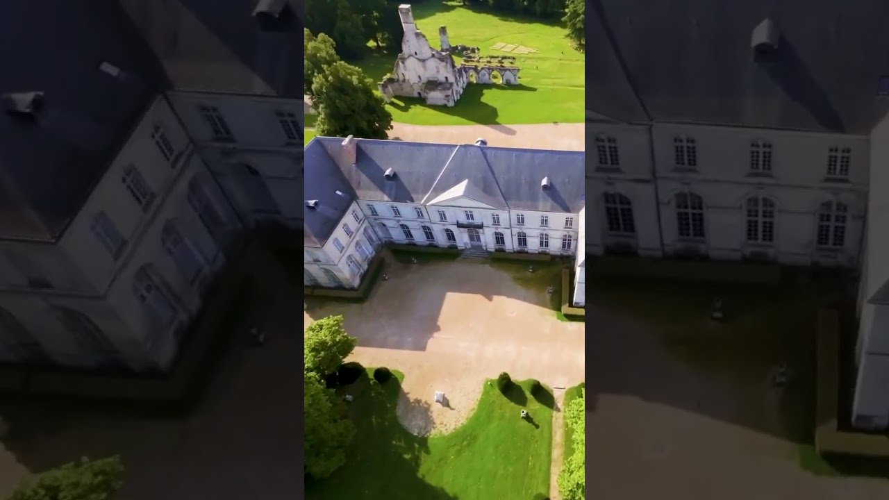 Domaine de Chaalis vu du ciel!