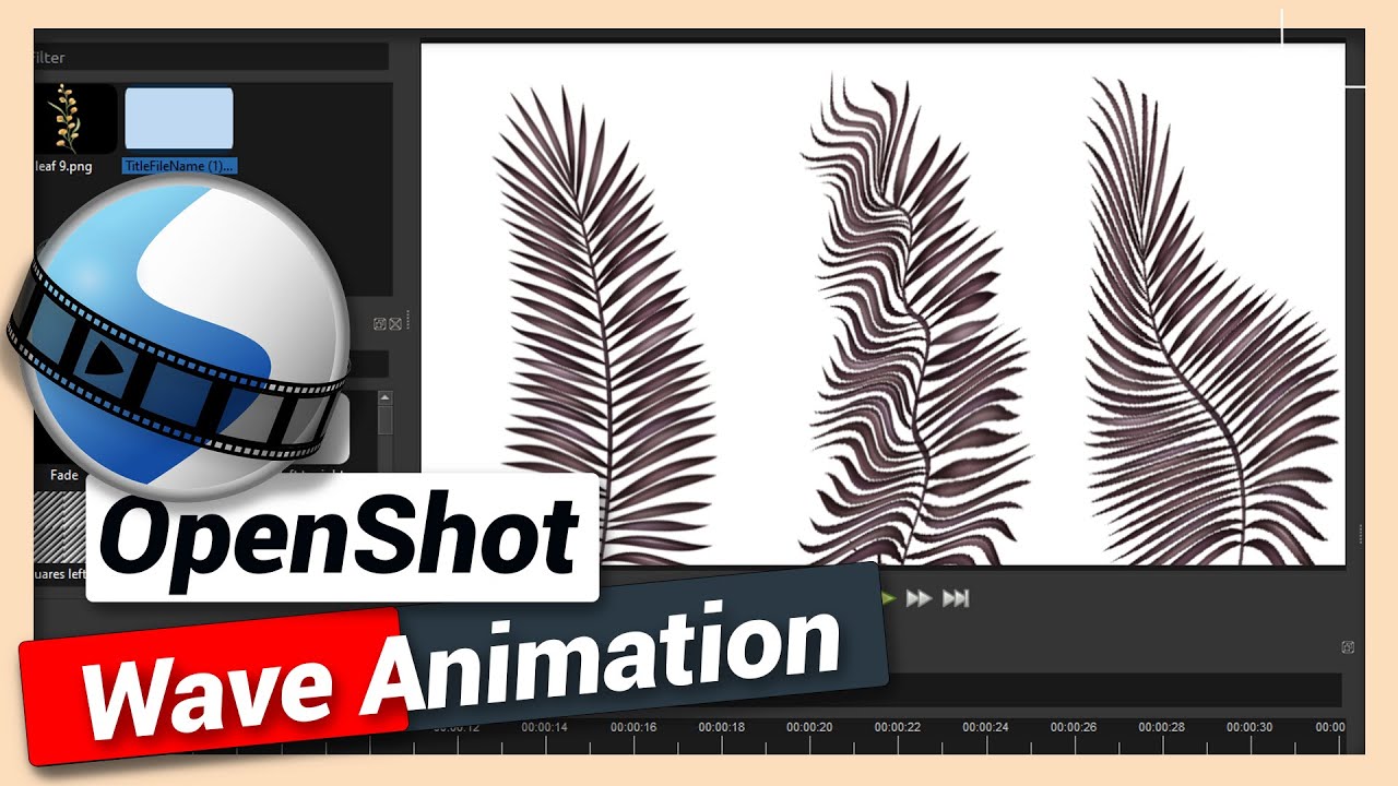 Create Watery Wave Animation | OpenShot Tutorial