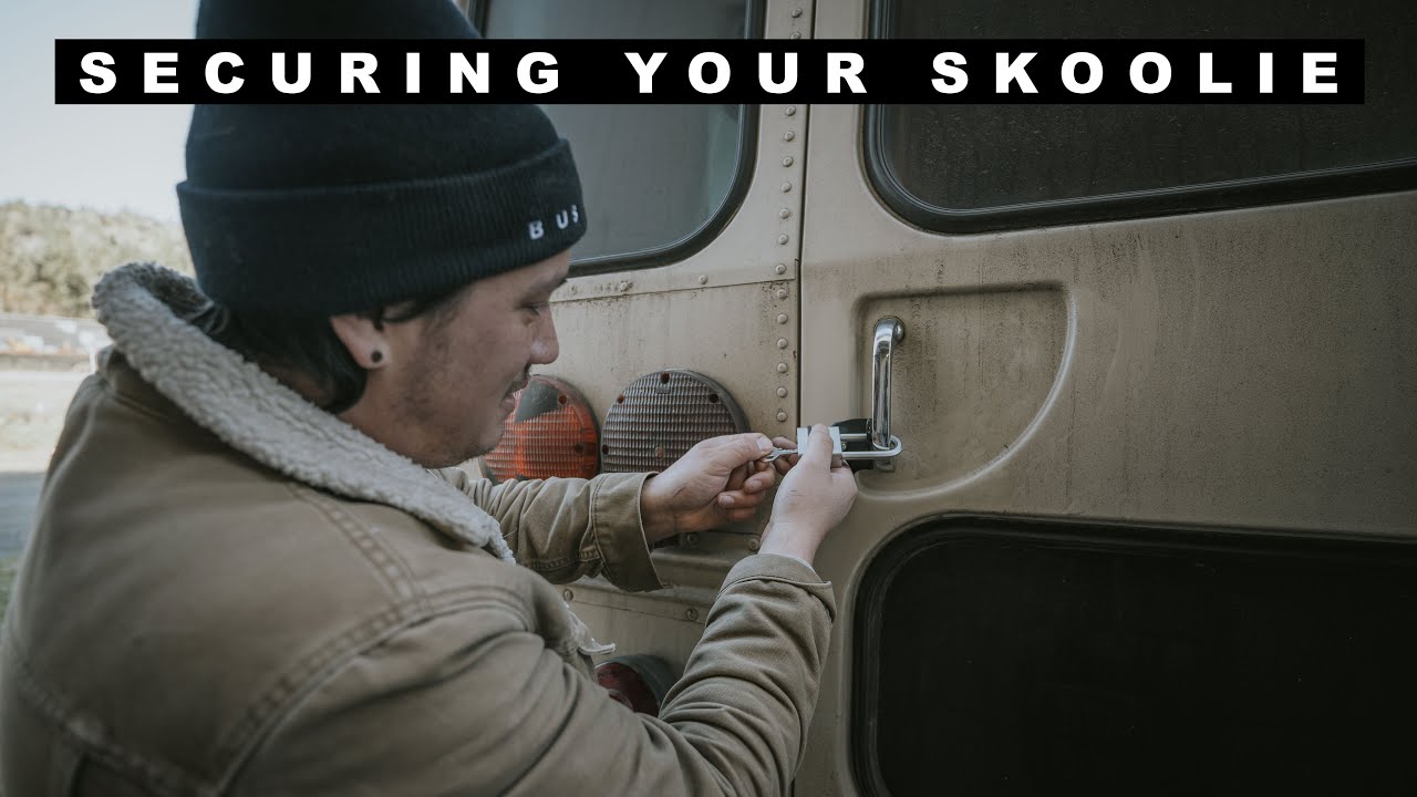 How To Lock A Bus Door - BUS CONVERSION