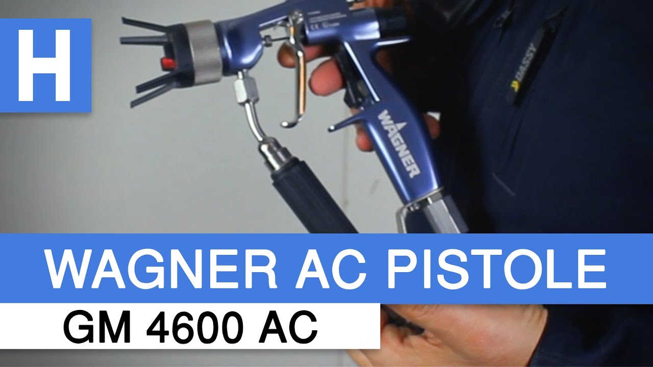 WAGNER Air Coat Pistole GM 4600 AC - Airlesspistole mit Luftunterstützung!