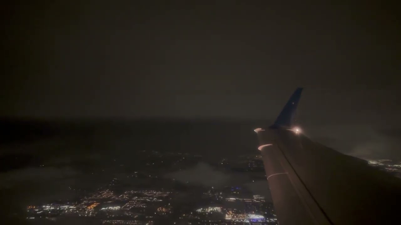 Delta Connection E175 Descent & Landing at Indianapolis Int’l Airport